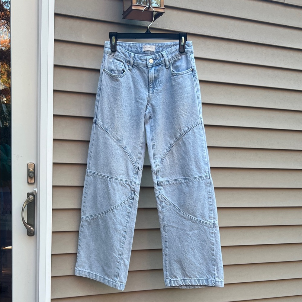 Pacsun low rise baggy light wash jeans